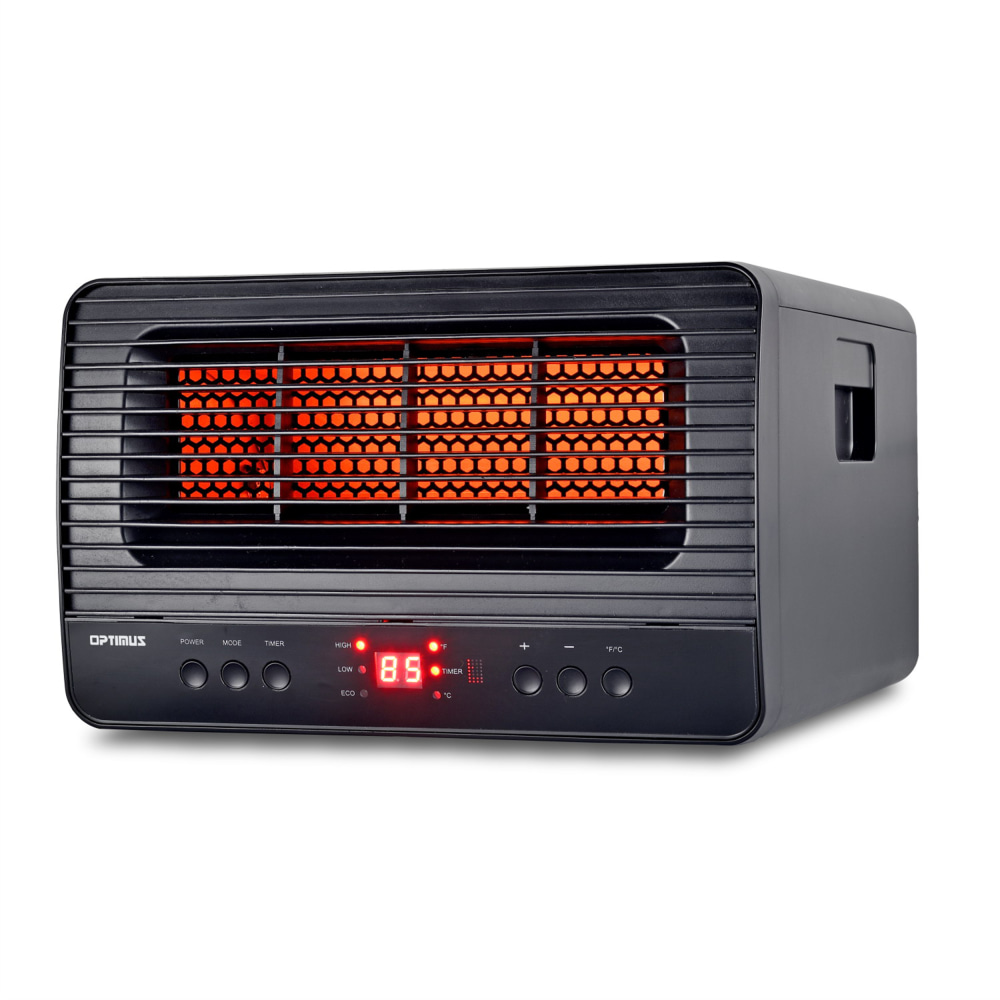 Optimus Infrared Quartz Heater With Remote, 8-1/2in x 14in MPN:995102916M