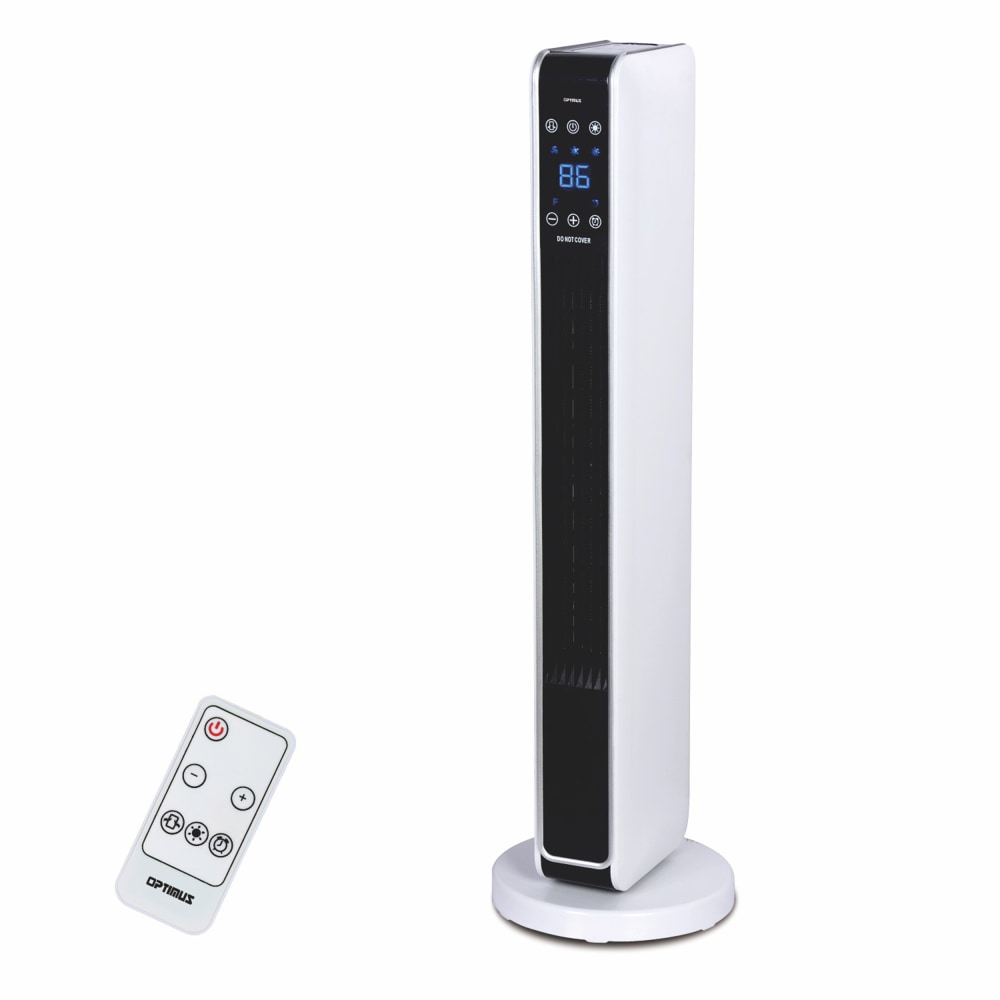 Optimus 1500-Watt Oscillating Tower Heater With Digital Temperature Control, 30in x 9in MPN:995109279M