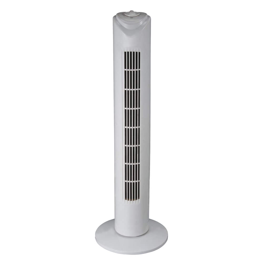 Optimus Adjustable Oscillating Tower Fan, 32in x 6in MPN:99596402M