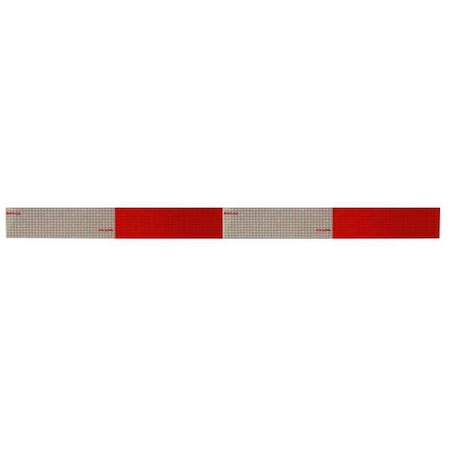 Reflective Tape, Red/White, 24 in.L, 2 in.W MPN:18363