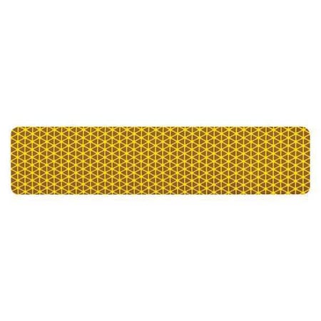 Reflective Tape, Yellow, 9 in. L, 2 in. W MPN:18366
