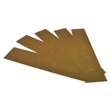 Reflective Tape, Yellow, 18 in. L, 4 in. W MPN:18453