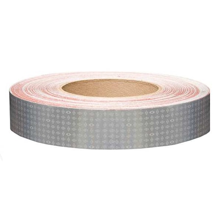 Reflective Tape, W 1 In, White MPN:18651