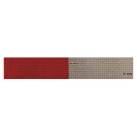 Reflective Tape, W 2 In, Red/White MPN:18697