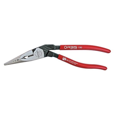 8 in Needle Nose Plier, Side Cutter Plastic Coated Handle MPN:9O 21-150 SBA