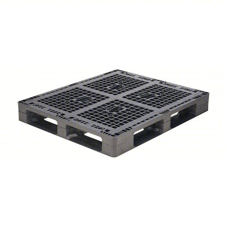 Plastic Pallet, 48 in L, 40 in W, 6 in H, 4, 000 lb Dynamic MPN:40x48 ODSY SD