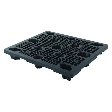 Recycled High Density Polyethylene Pallet, 48 in L, 40 in W, 5 3/4 in H, 2, 750 lb Dynamic MPN:40X48 XP ECON CISC BLK