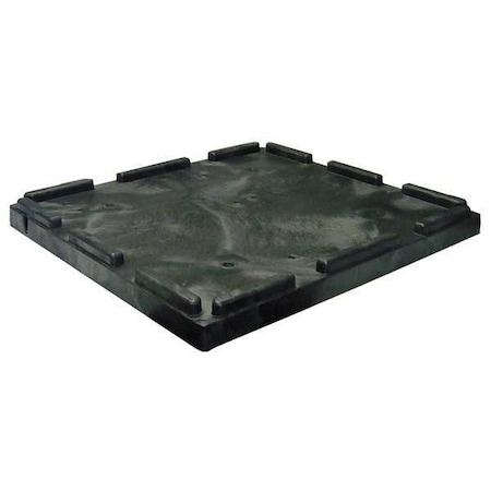 Bulk Container Lid 32 3/4 in L, 30 5/8 in W, 2 in H, Plastic, Black MPN:CHDR3230 Cover