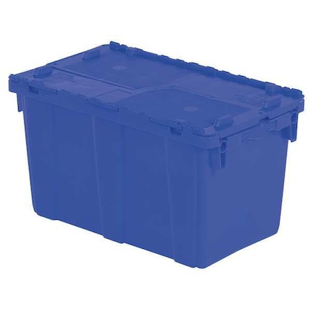 Attached Lid Container, 11.96 gal Volume Cap., 22 1/4 in L, 13 in W, 12 3/4 in H, Blue MPN:FP151 Blue