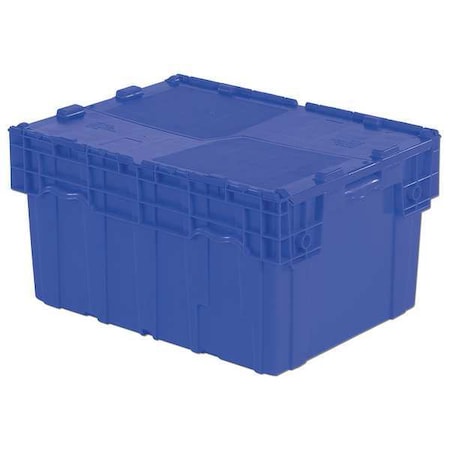 Attached Lid Container, 29.92 gal Volume Cap., 23 7/8 in L, 19 5/8 in W, 15 1/4 in H, Plastic, Blue MPN:FP403 Blue