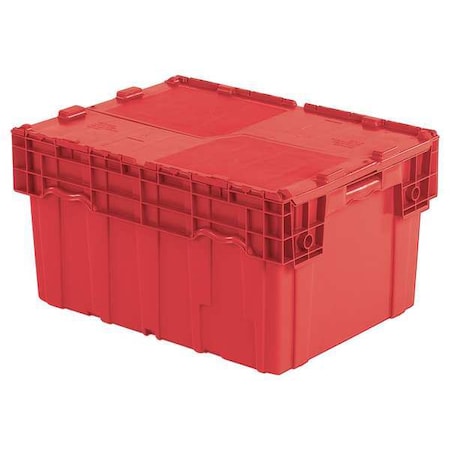 Attached Lid Container, 29.92 gal Volume Cap., 23 7/8 in L, 19 5/8 in W, 15 1/4 in H, Plastic, Red MPN:FP403 Red