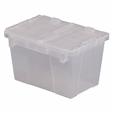 Attached Lid Container Clear Solid HDPE MPN:FP06 Clear