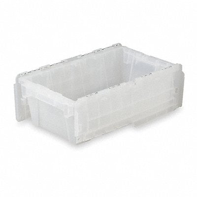 Attached Lid Ctr Translucent Solid HDPE MPN:FP075 Clear