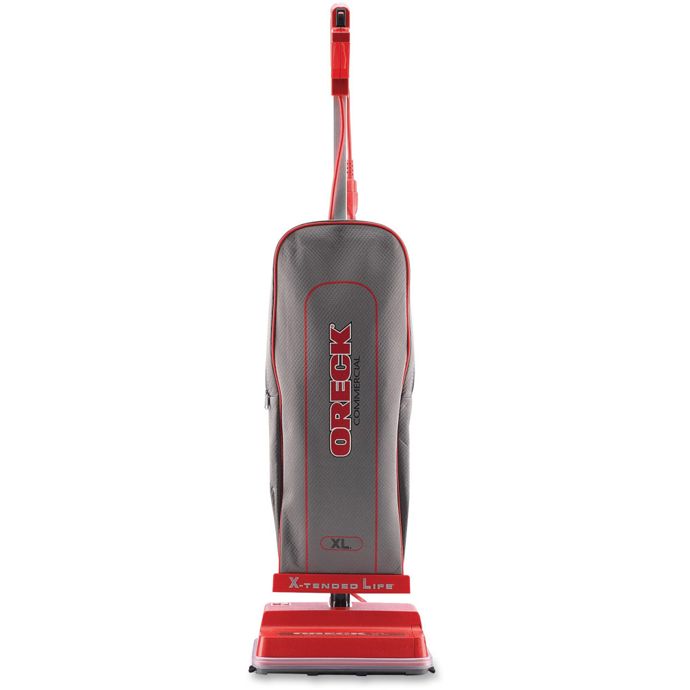 Oreck U2000RB-1 Commercial Vacuum - Bagged - Brush - 12in Cleaning Width - Carpet, Wooden Floor, Laminate Floor, Tile Floor, Hard Floor - 40 ft Cable Length - Red, Silver MPN:U2000RB1