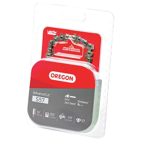 Saw Chain, 16 In., .050 In., 3/8 In. Pitch MPN:S57
