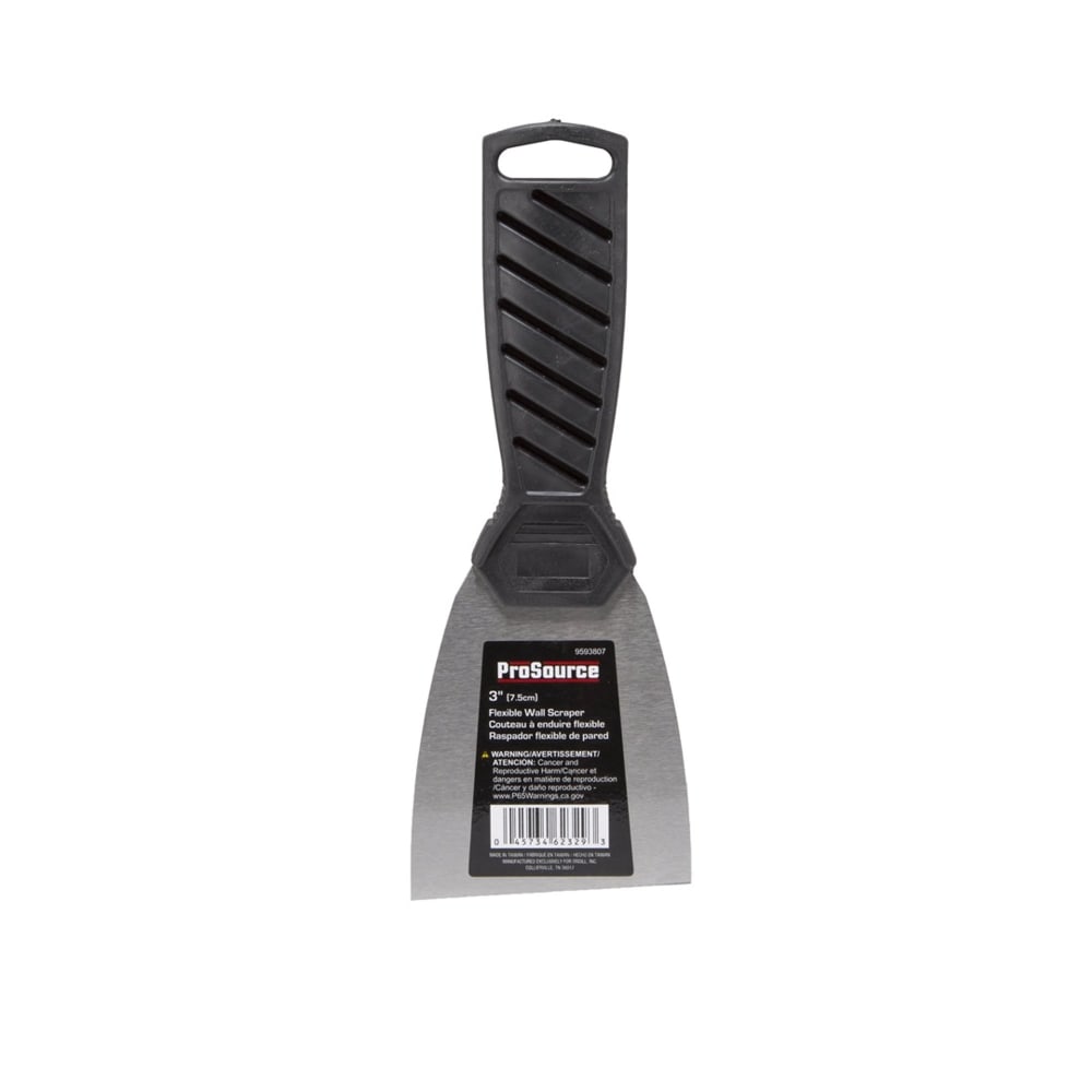 Pro Source Flexible Wall Scrapers, 3in, Black, Pack Of 20 Scrapers MPN:K-30