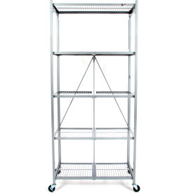 Origami 5 Shelf Large Heavy Duty Steel Rack 36