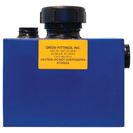 Dilution Tank and Trap, Poly, 1 1/2 In FIP MPN:734000
