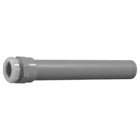 Long Slip Joint Adapter, Polypropylene, 1-1/2