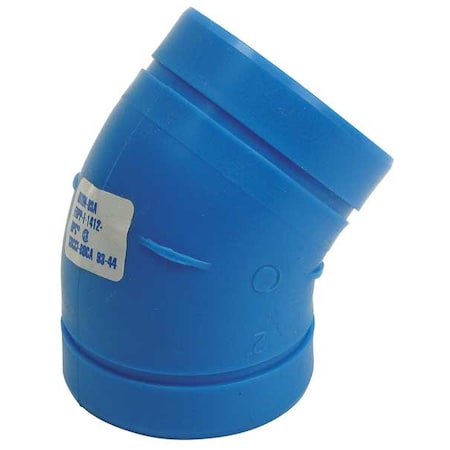 45 Degree Elbow, Polypropylene, 2