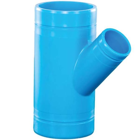 Reducing Single Wye, Polypropylene, 4