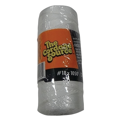 1050' #18 Nylon Cable Twine - White MPN:82-WA