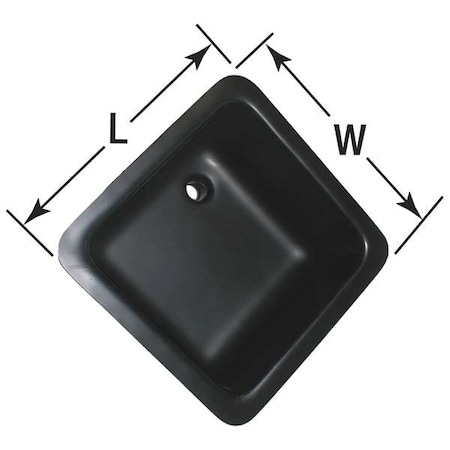 Laboratory Sink 12 in x 18 in, 1, Above or Below, High Density Polyethylene MPN:ARLS14
