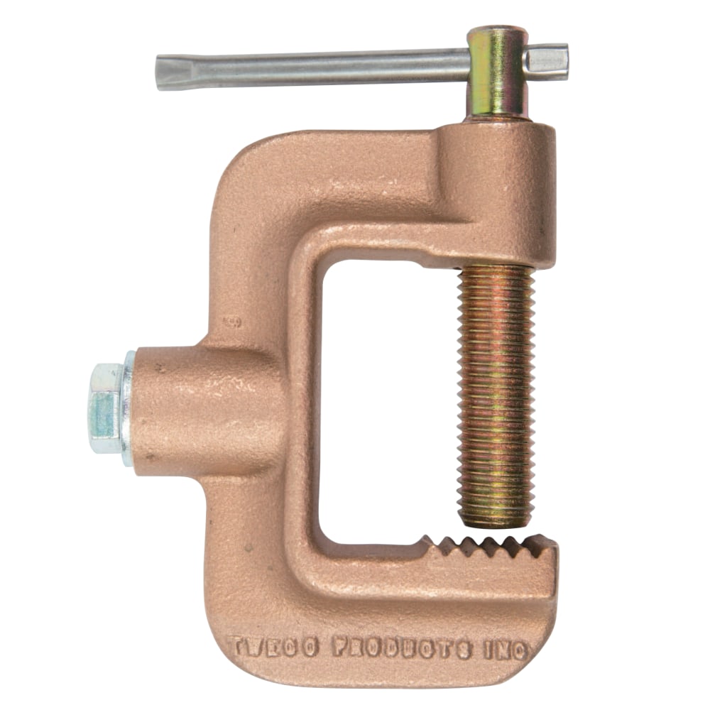 Ground Clamps, 500 A, 1/2 in Cap Screw, C-Clamp MPN:358-9210-1150