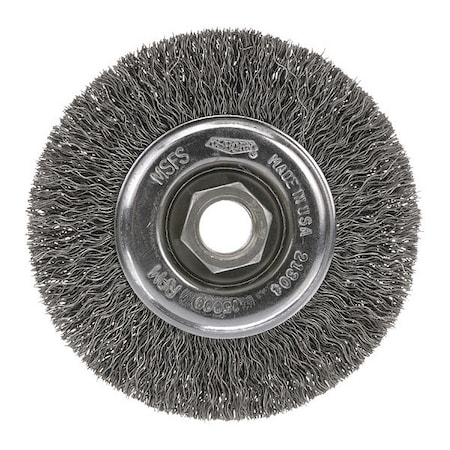 Crimped Wire Wheel Brush, 4