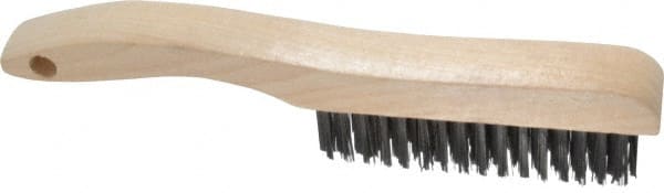 Scratch Brush, 4 Rows, 16 Columns, Steel MPN:0005401800