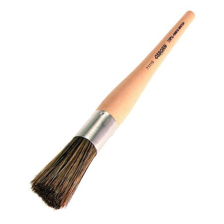 #8 Round Sash Soft, China Hair Bristle, Paint Brush, Plastic Handle MPN:0007111400