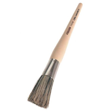 #2 Oval Sash Soft, China Hair Bristle, Paint Brush, Plastic Handle MPN:0007111600