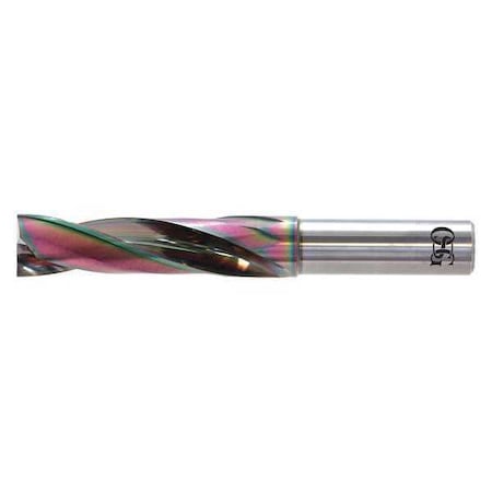 Flat Bottom Drill Bit, 8.10 mm Size, 180 Degrees Point Angle, Solid Carbide, EgiAs Finish MPN:3330810