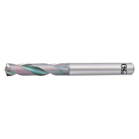 Screw Machine Drill Bit, 4.60 mm Size, 140 Degrees Point Angle, Solid Carbide, EgiAs Finish MPN:8690460