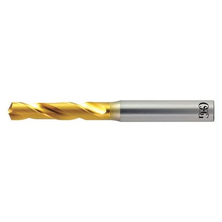 Screw Machine Drill Bit, #42 Size, 130 Degrees Point Angle, High Speed Steel, TiN Finish MPN:10093505