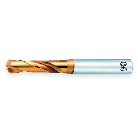Screw Machine Drill Bit, #16 Size, 130 Degrees Point Angle, Cobalt Steel, TiN Finish, Spiral Flute MPN:10177005
