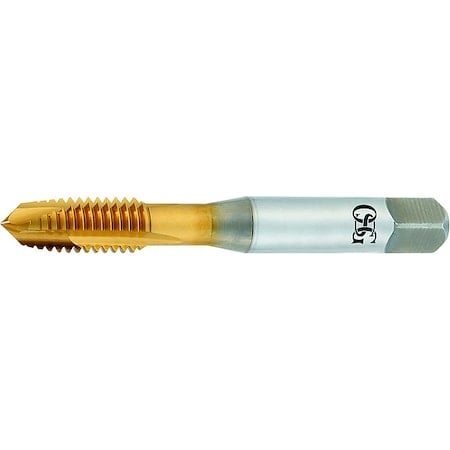 Spiral Point Tap, #6-32, Plug, UNC, 2 Flutes, TiN MPN:1740205