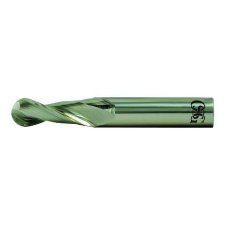 Carbide End Mill, 1/8 in. dia., 3/8 in Cut MPN:20100100