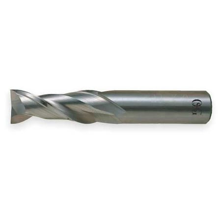 End Mill, Carbide, 1/2, 2 FL, SGL Sq End, CC MPN:20224900