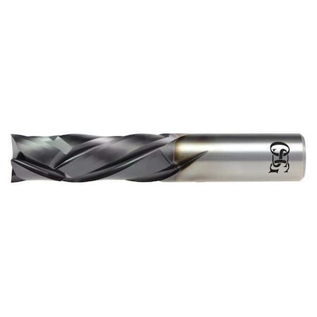 Carbide End Mill, 1/2in dia, 1-1/8in Cut L MPN:20660716