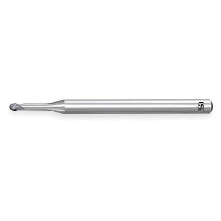 End Mill, Carbide, WXL, 0.5mm, 2 FL, Ball End MPN:3110550