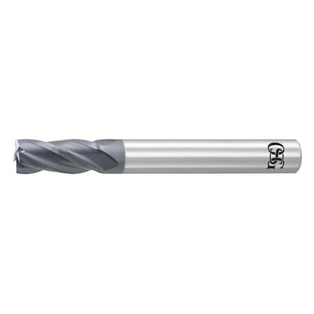 Carbide End Mill, 3/16in dia., 5/8in Cut L MPN:36040711