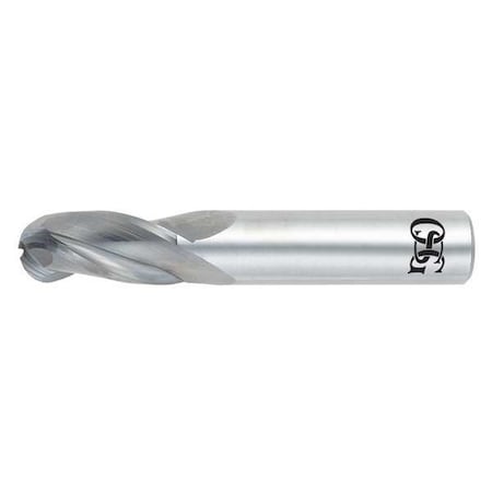 Carbide End Mill, 7/16 in dia, 1 in Cut L MPN:403-4375-BN
