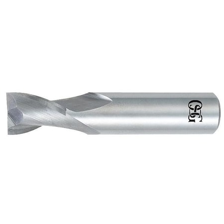 Carbide End Mill, Square, 1/8in D, Bright MPN:412-1250