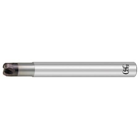 End Mill, Carbide, WXS, 4mm, 4FL, Corner Rad MPN:457004011