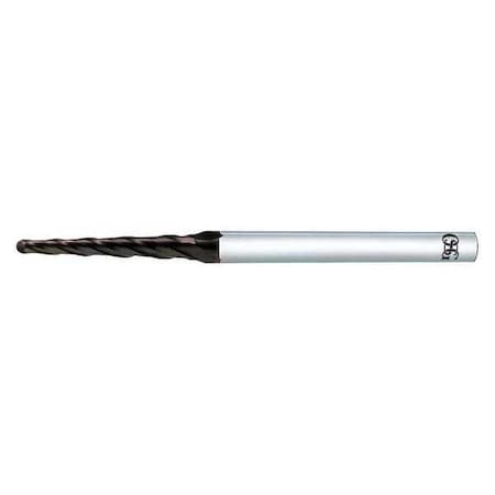 Tapered End Mill, 3.74mm Large End dia. MPN:45810180