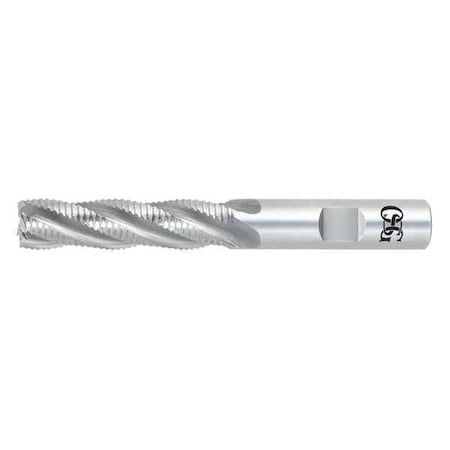 HSS End Mill, 1/2in.dia., 2in.Cut L MPN:4600300