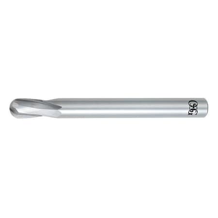 Ball End Mill, Single End, 18.00mm, Carbide MPN:497-7087