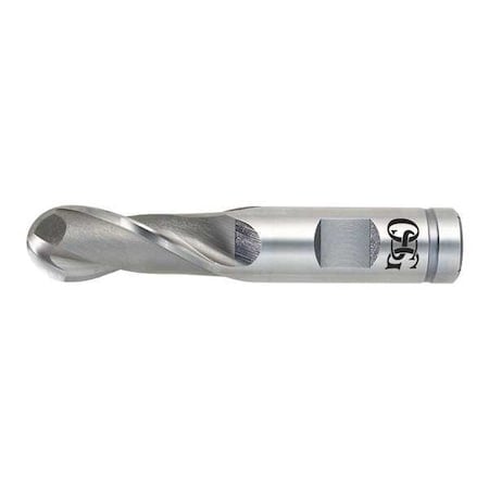 HSS End Mill, 1/8in.dia., 3/8in.Cut L MPN:5210100