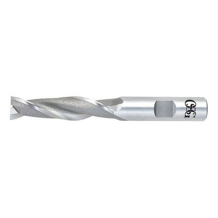 HSS End Mill, 5/8in.dia., 2in.Cut L MPN:5252100